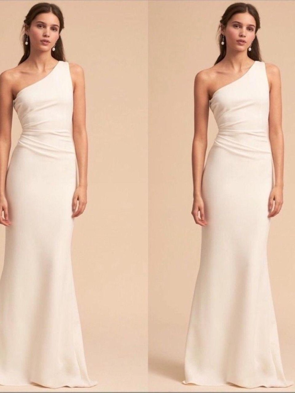 Katie May Los Angeles Gewyneth One Shoulder Dress- Anthropologie